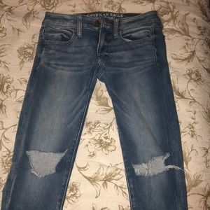 american eagle jeans with fray! offers excepted